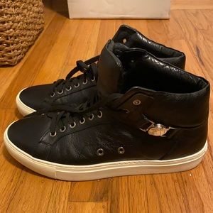 Versace black and white sneakers